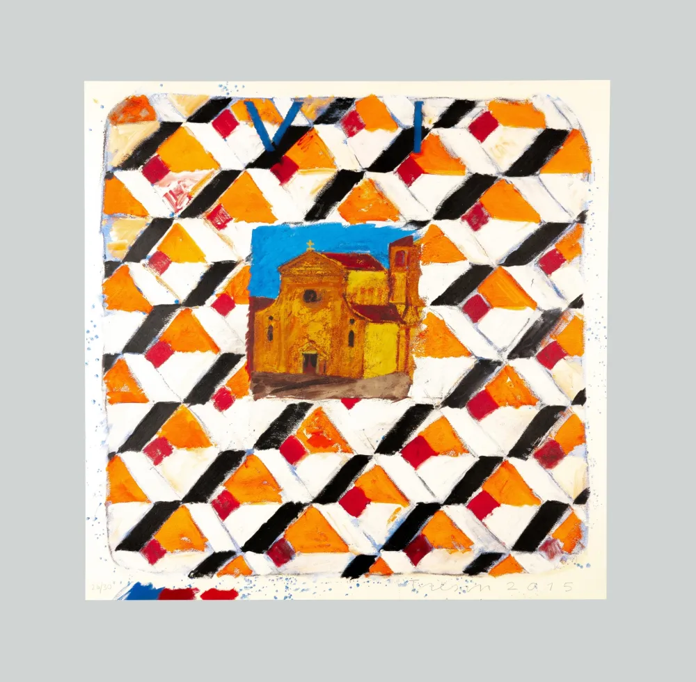 Zeefdruk Tilson - The Stones of Venice. San Zan Degolà