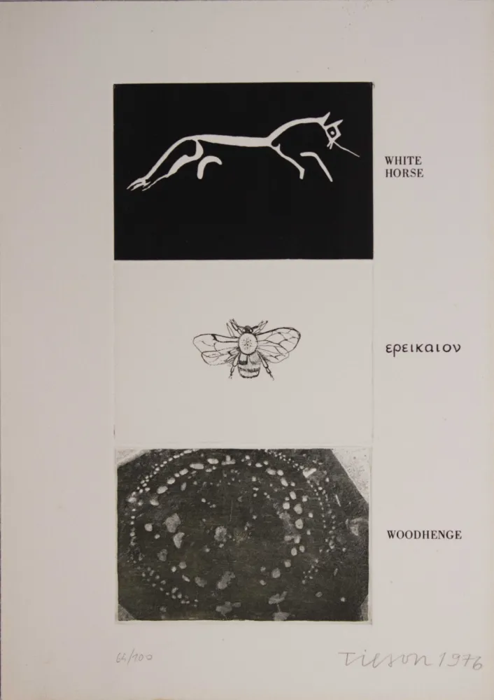 Ets Tilson - Untitled from ''Wessex' portfolio