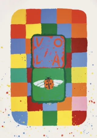Lithografie Tilson - Vola/Coccinella