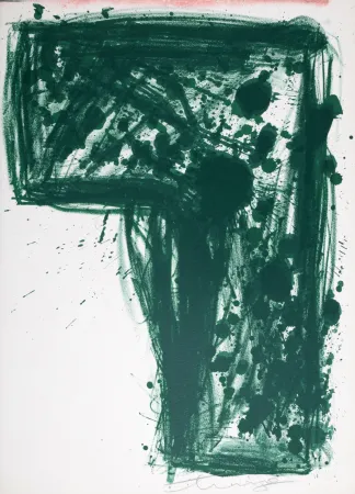 Lithografie Ting - 7 Indigo Flowers Left Home (Hand-signed)