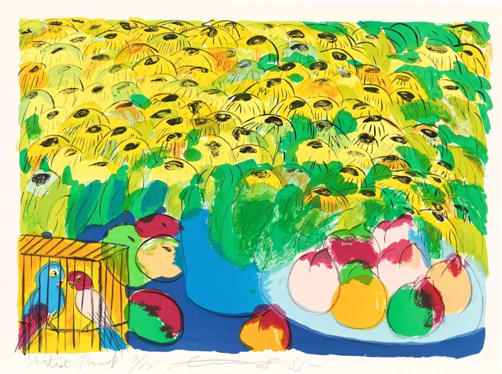 Lithografie Ting - Composition