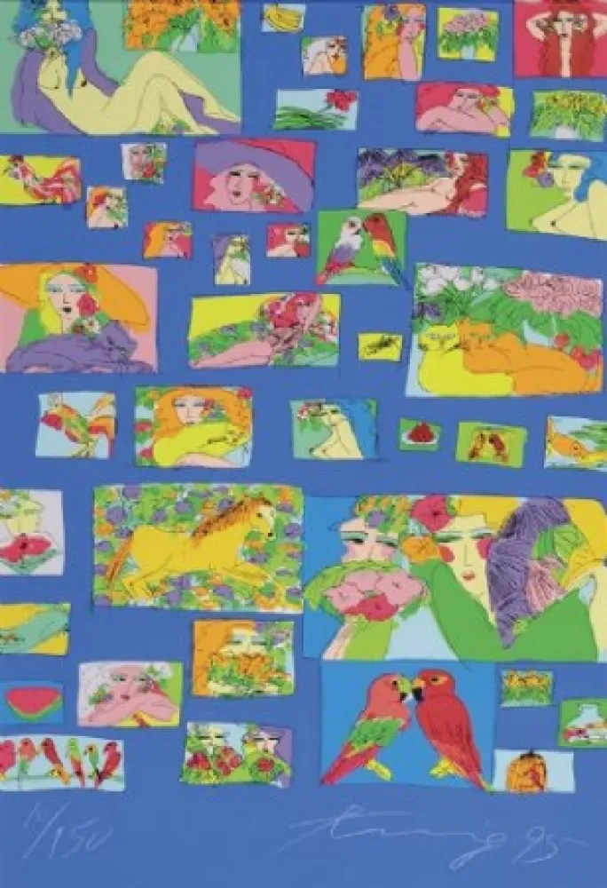 Zeefdruk Ting - Composition 