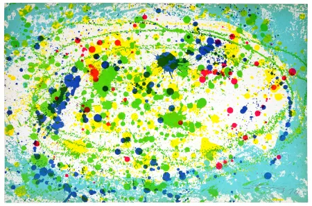 Lithografie Ting - Good Morning (turquoise)