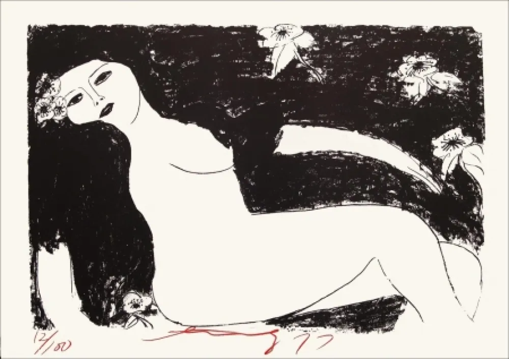 Lithografie Ting - I love staying in dark
