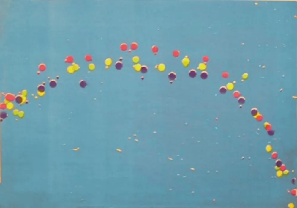 Lithografie Ting - Lune danse