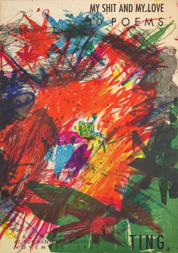 Geïllustreerd Boek Ting - My Shit and my love. 10 Poems. 