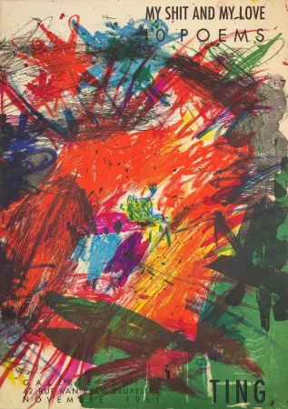 Geïllustreerd Boek Ting - My Shit and my love. 10 Poems. 