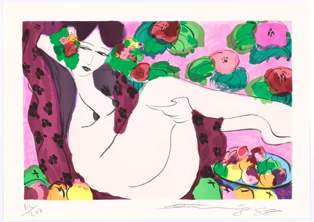 Lithografie Ting - Spotted blanket 