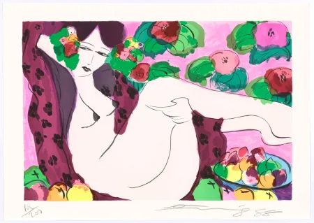 Lithografie Ting - Spotted blanket 
