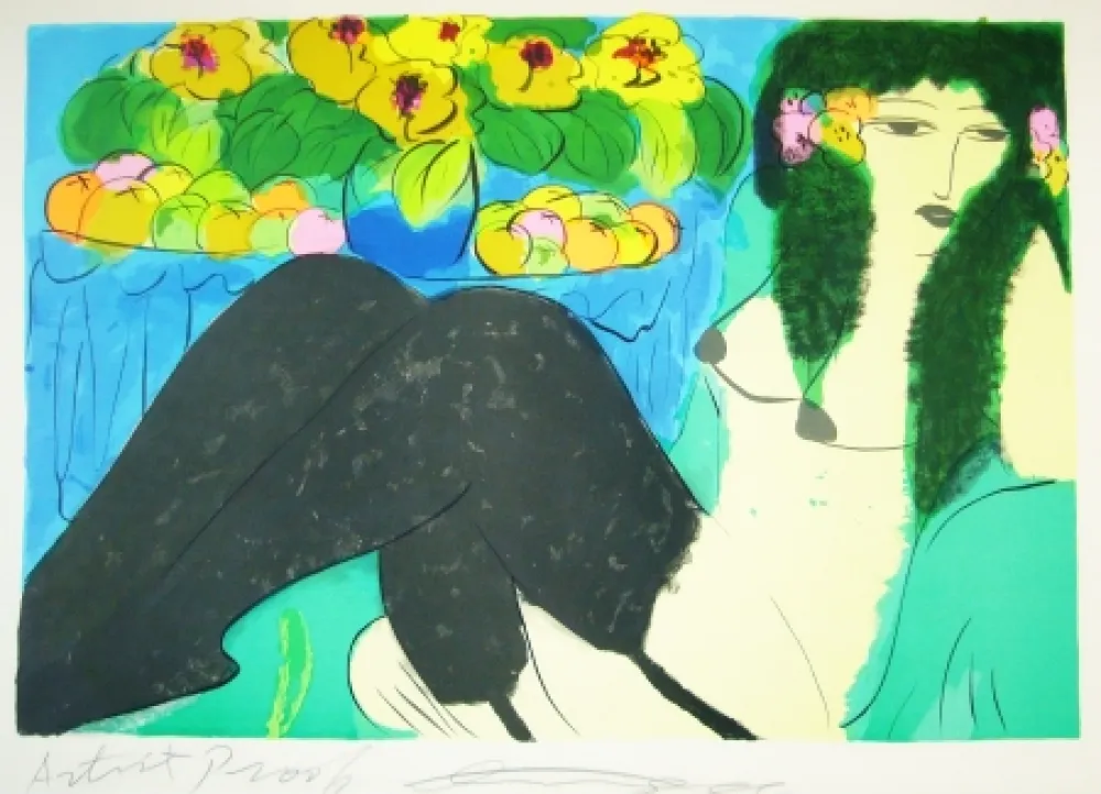 Lithografie Ting - Woman 17