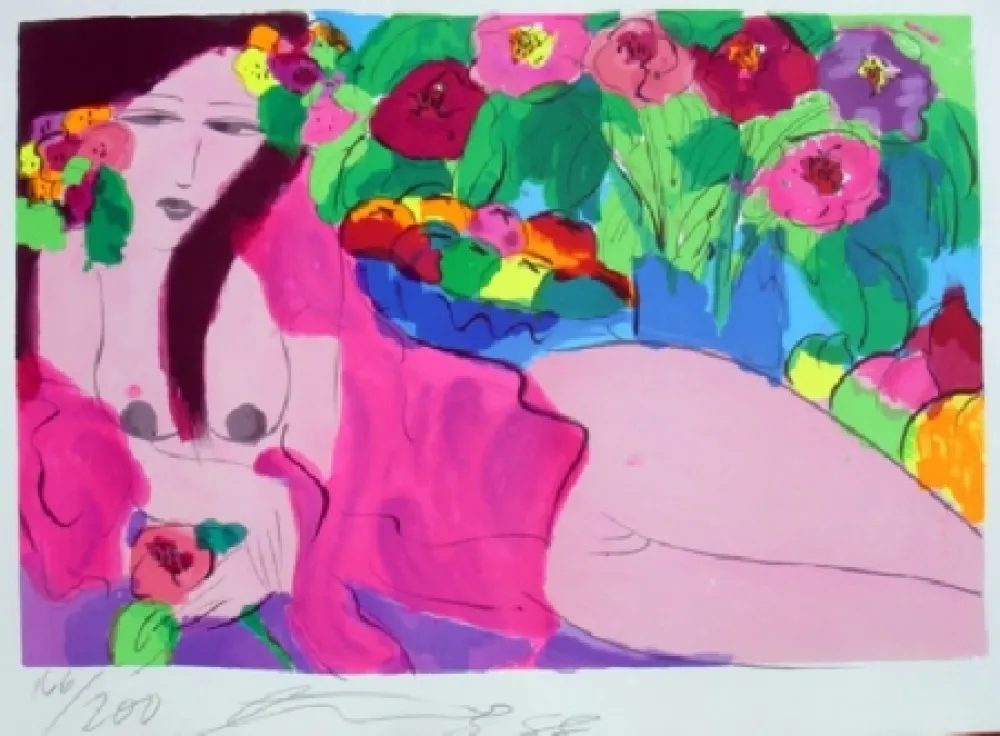 Lithografie Ting - Woman 2