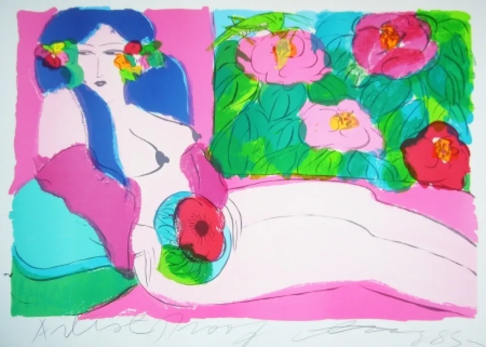 Lithografie Ting - Woman 6