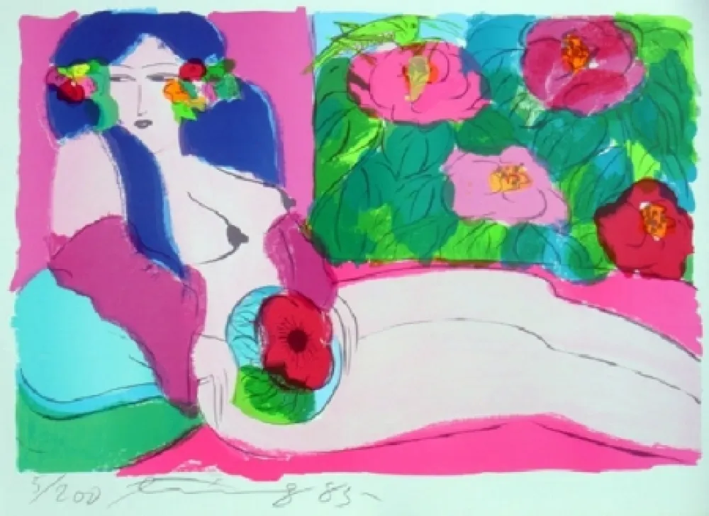 Lithografie Ting - Woman 7