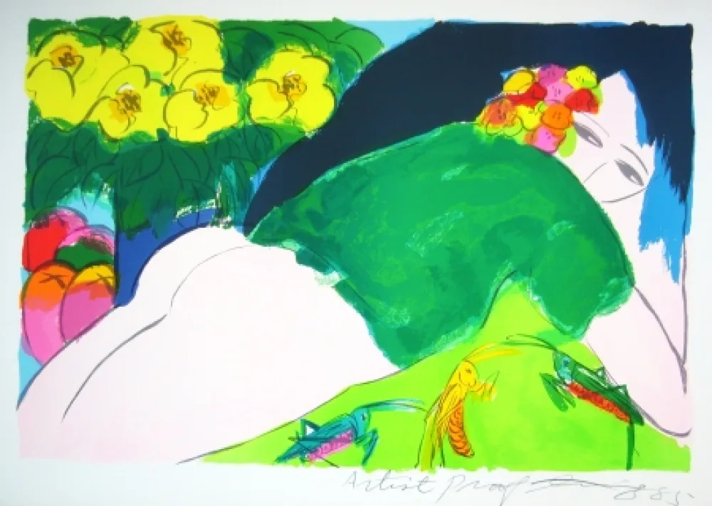 Lithografie Ting - Woman 9