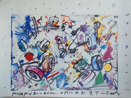 Poster Tinguely - Meta-Pandemonium