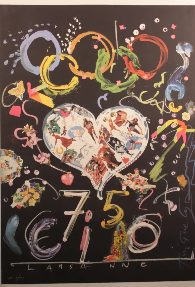 Lithografie Tinguely - Olympic centennial