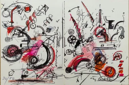 Lithografie Tinguely - Sans Titre