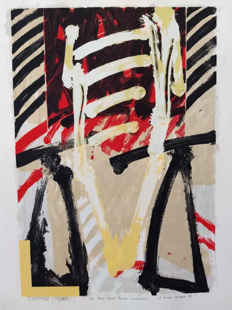 Lithografie Titus Carmel - 18/125