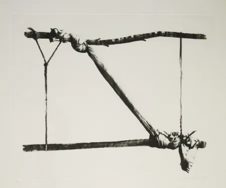 Ets En Aquatint Titus Carmel - Agrès 1