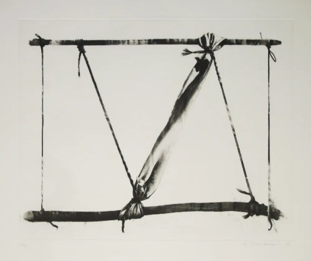 Ets En Aquatint Titus-Carmel - Agrès 2