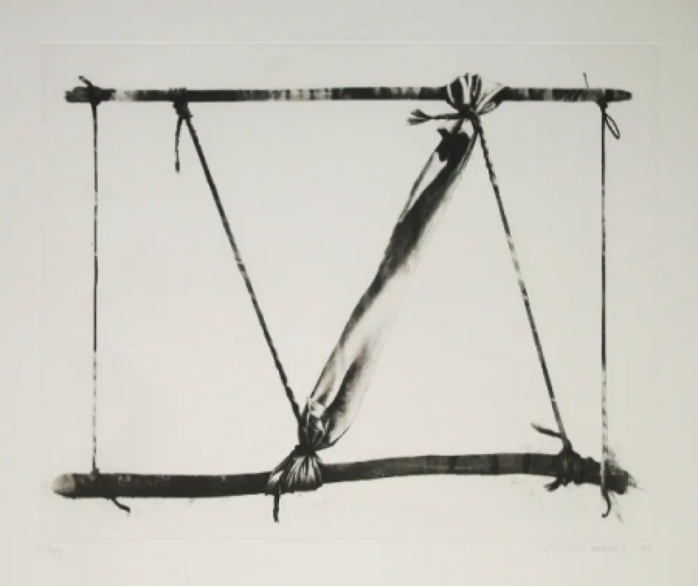 Ets En Aquatint Titus Carmel - Agrès 2