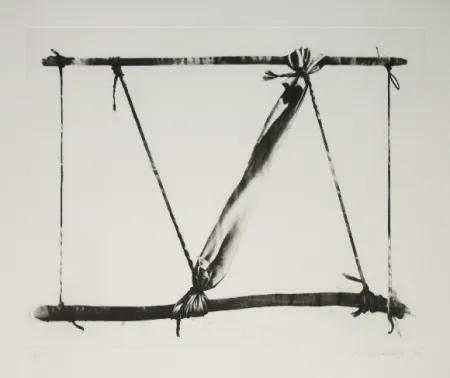 Ets En Aquatint Titus Carmel - Agrès 2