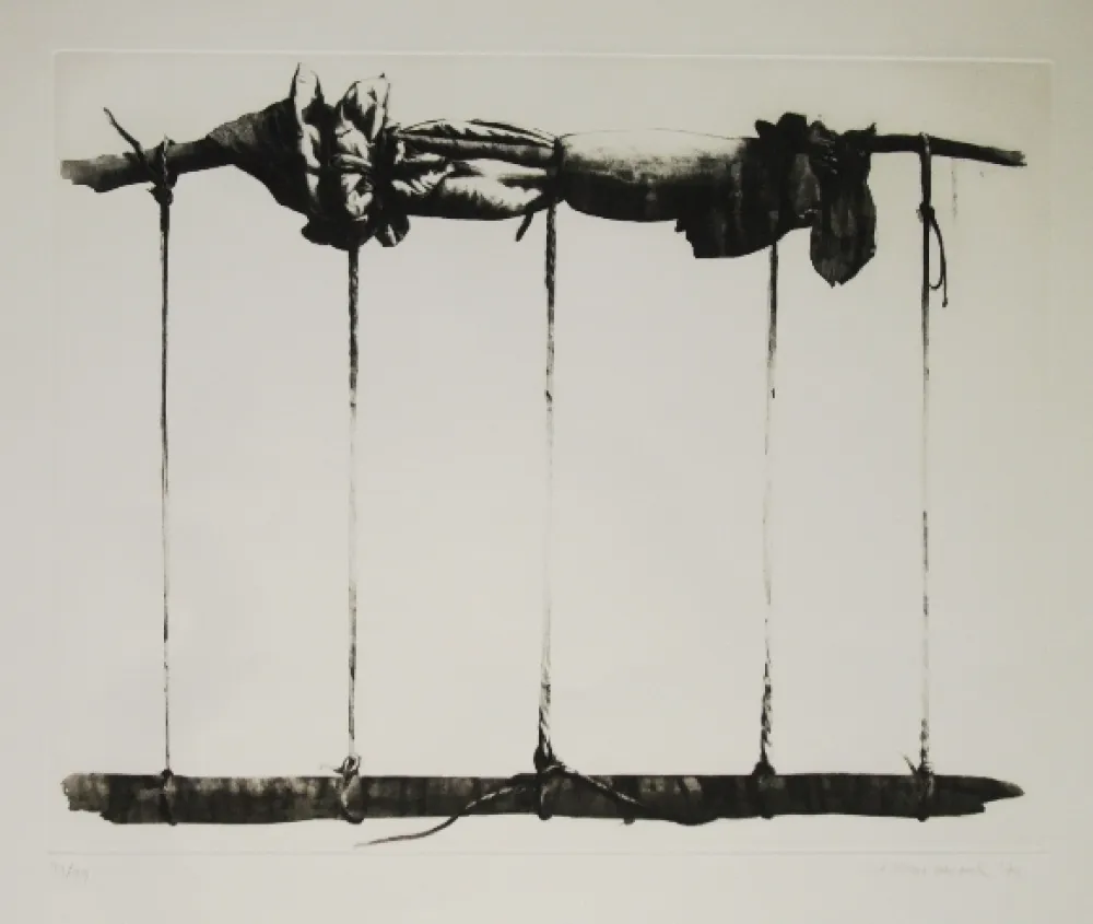 Ets En Aquatint Titus-Carmel - Agrès 3