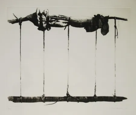 Ets En Aquatint Titus Carmel - Agrès 3