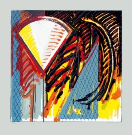 Zeefdruk Titus Carmel - Armorial I