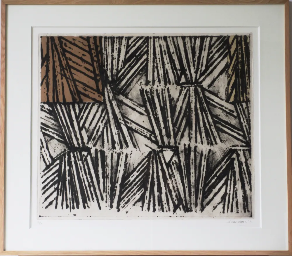 Ets En Aquatint Titus Carmel - Brisée I (Sur la route de la soie)