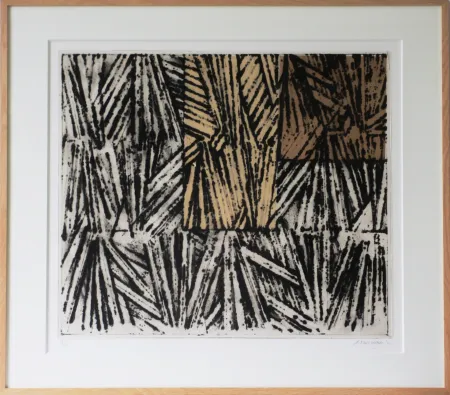 Ets En Aquatint Titus Carmel - Brisée II (Sur la route de la soie)