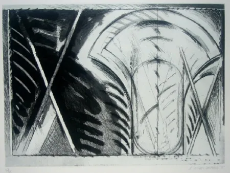 Aquatint Titus Carmel - Chancay