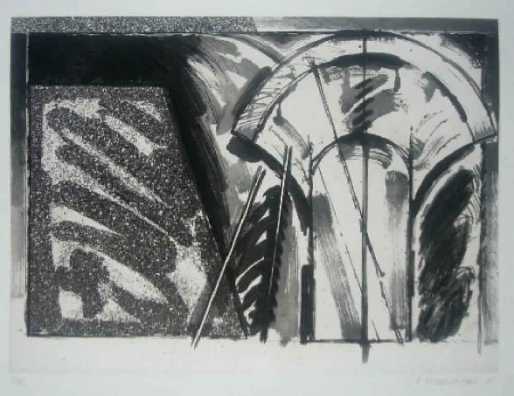 Aquatint Titus Carmel - Chancay IX