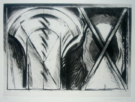 Aquatint Titus Carmel - Chancay VII