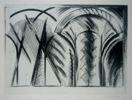 Aquatint Titus Carmel - Chancay VIII