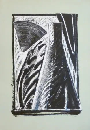 Lithografie Titus Carmel - Composition