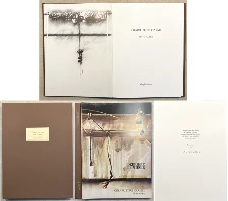Geïllustreerd Boek Titus Carmel - Derrière le Miroir n°230. TITUS-CARMEL, SUITE NARWA. Octobre 1978. TIRAGE DE LUXE SIGNÉ PAR L'ARTISTE.