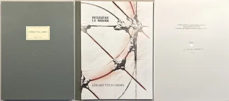 Geïllustreerd Boek Titus Carmel - Derrière le Miroir n°243. GÉRARD TITUS-CARMEL. Janvier 1981. TIRAGE DE LUXE SIGNÉ PAR L'ARTISTE.
