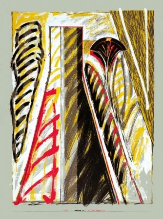 Lithografie Titus Carmel - Interieur