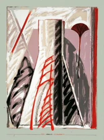 Lithografie Titus Carmel - Intérieur 2