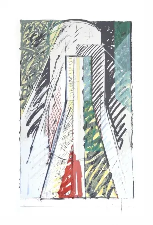 Lithografie Titus Carmel - Intérieur 2