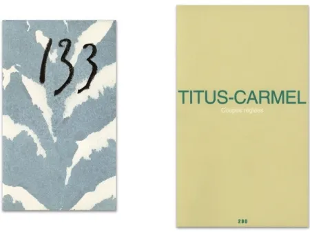 Geïllustreerd Boek Titus Carmel - L'Art en écrit