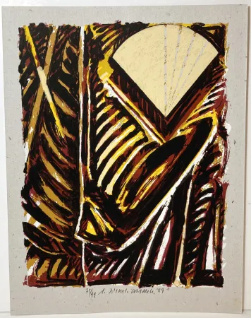 Lithografie Titus Carmel - Lithographie signée et numérotée