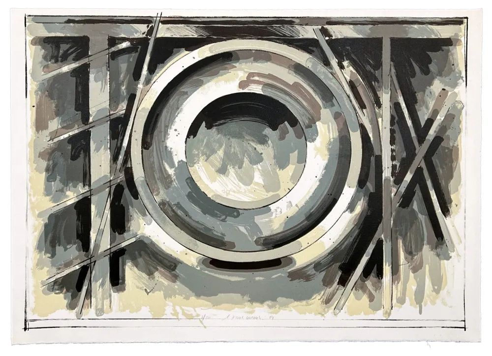 Lithografie Titus Carmel - Sans titre 1