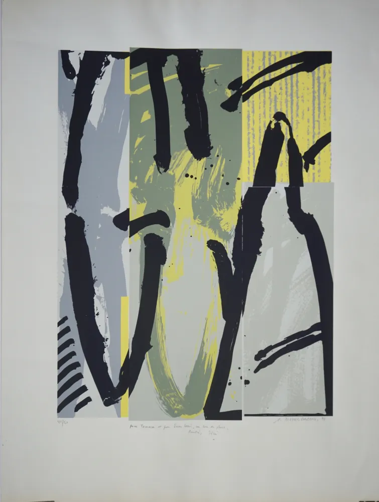 Lithografie Titus Carmel - Sans titre