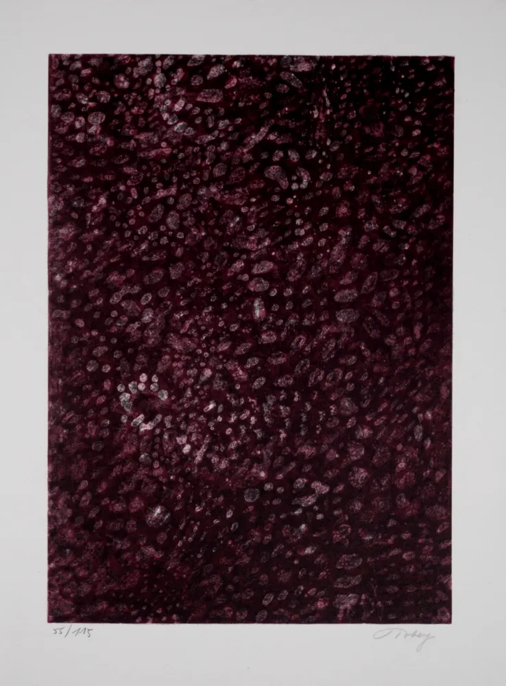 Lithografie Tobey - Du fond d'un songe, 1978 - Hand-signed