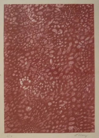 Lithografie Tobey - Komposition.