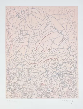 Ets En Aquatint Tobey - Morning grass