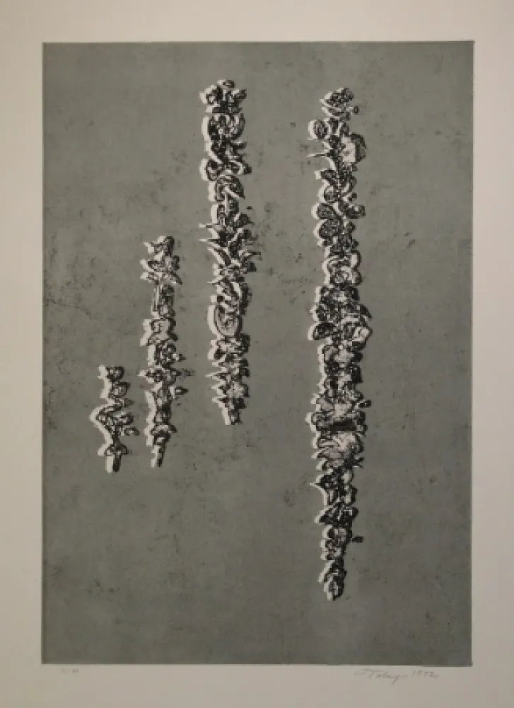 Aquatint Tobey - They’ve come back I