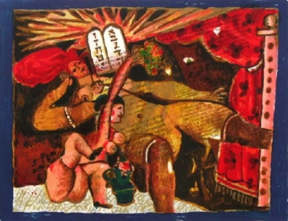 Lithografie Tobiasse - Cantique des cantiques v